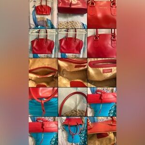Red Leather Tuscany Leather Bag